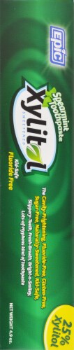 Epic Dental Xylitol Kid-Safe Flouride-Free Spearmint Toothpaste Perspective: front