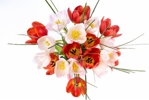 Christmas Duet Tulip Bouquet Perspective: front