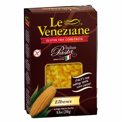 Le Veneziane Gluten Free Elbows Corn Pasta Perspective: front