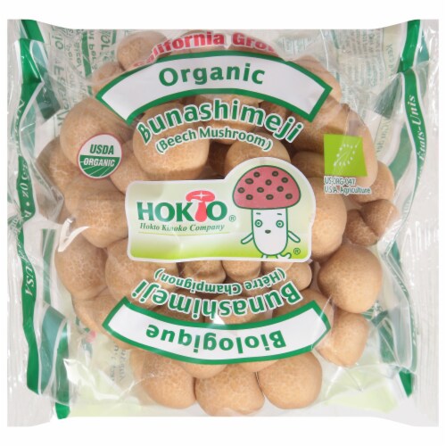 Orangic Bunashimeji Mushrooms Perspective: front
