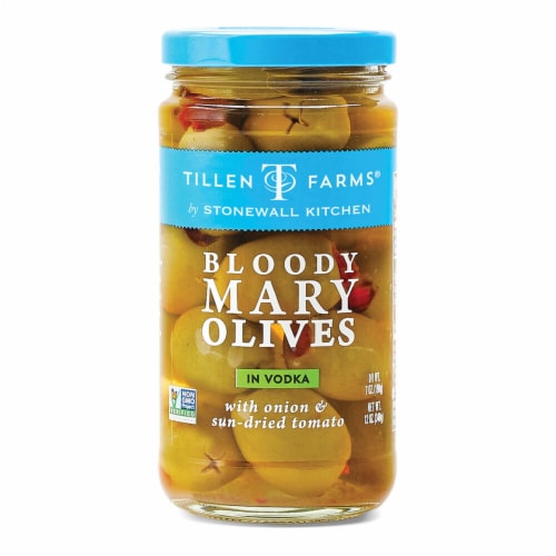 Tillen Farms® Gluten-Free Bloody Mary Olives Perspective: front