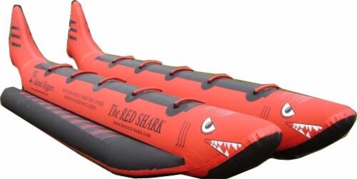NEW Island Hopper RSPVC-10 Island Hopper The Red Shark 10 Passenger 17' Water Sled Perspective: front