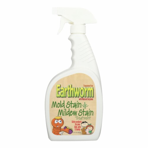 Earthworm Mold Stain and Mildew Stain Treatment - Case of 6 - 22 FL oz. Perspective: front