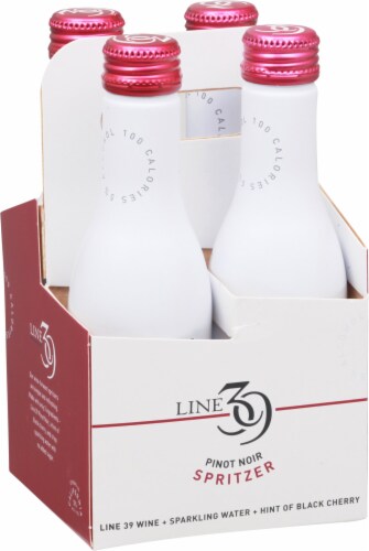 Line 39 Pinot Noir Spritzers Low Calorie Wine Perspective: front