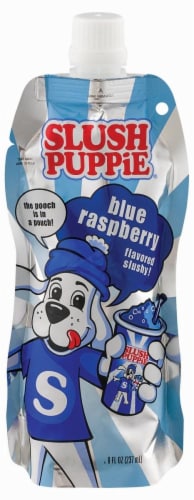 Slush Puppie Blue Raspberry Pouch Perspective: front