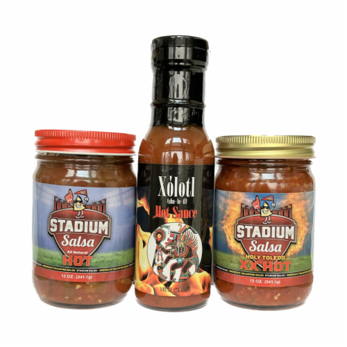Stadium Salsa Volcano Pack, Extremely Hot, Xolotl Hot Sauce, Holy ...