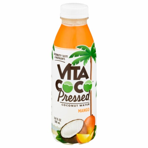 Vita Coco® Pressed Coconut Mango Flavored Bottled Water Perspective: front