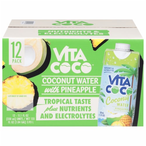 Vita Coco Coconut Water With Pineapple Perspective: front