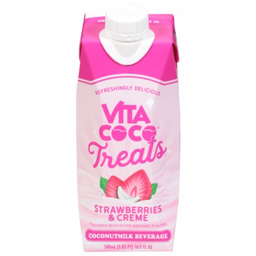 Vita Coco® Treats™ Strawberries & Cream Coconutmilk Beverage Perspective: front