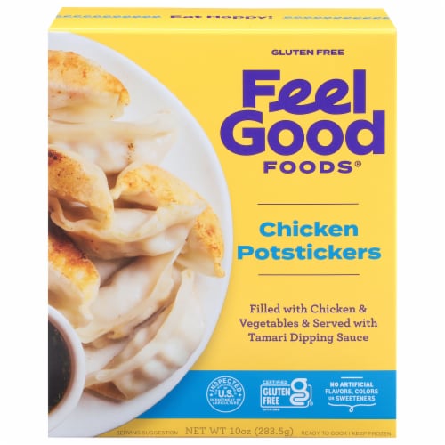 Feel Good Foods® Chicken Potstickers Dumpling Perspective: front