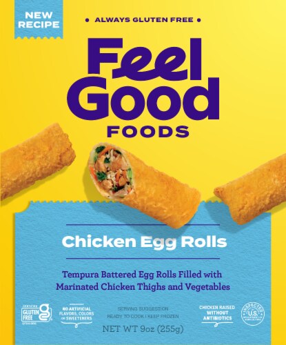 Feel Good Foods Chicken Egg Roll Perspective: front