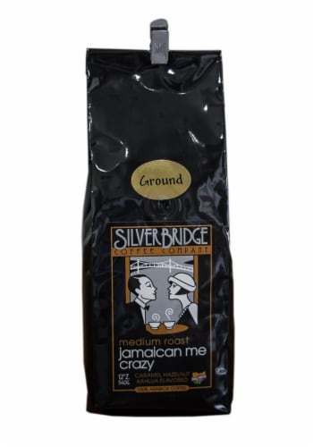 Silver Bridge Jamaican Me Crazy Medium Roast Ground Coffee Perspective: front