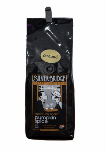 Silver Bridge Pumpkin Spice Medium Roast Ground Coffee Perspective: front
