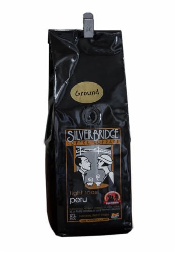 Silver Bridge Peru Light Roast Ground Coffee Perspective: front