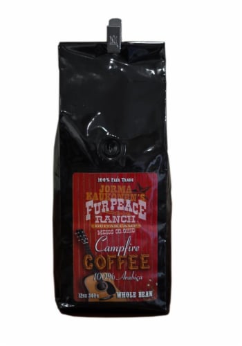 Fur Peace Ranch Campfire Whole Bean Coffee Perspective: front
