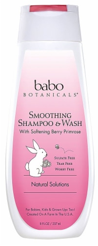 Babo Botanicals Berry Primrose Smoothing Shampoo & Wash Perspective: front
