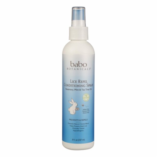 Babo Botanicals  Lice Repel Conditioning Spray Rosemary Perspective: front