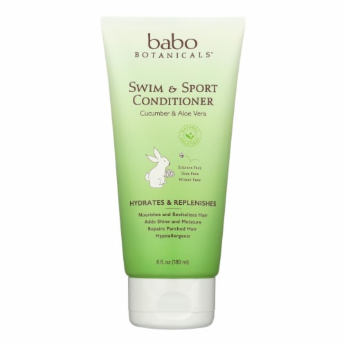 Babo Botanicals Swim & Sport Cucumber & Aloe Vera Conditioner Perspective: front