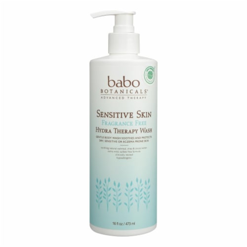 Babo Botanicals Sensitive Skin Fragrance Free Hydra Therapy Wash Perspective: front