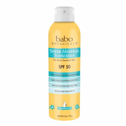 Boba Botanicals Sheer Mineral Sunscreen 50 SPF Perspective: front