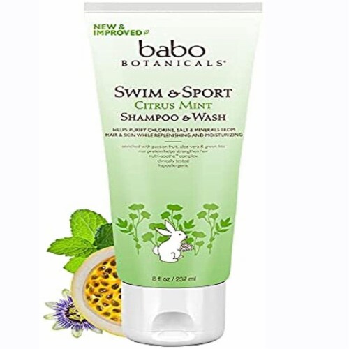 Babo Botanicals - Shamp&wash Swim & Sport - 1 Each 1-8 FZ Perspective: front