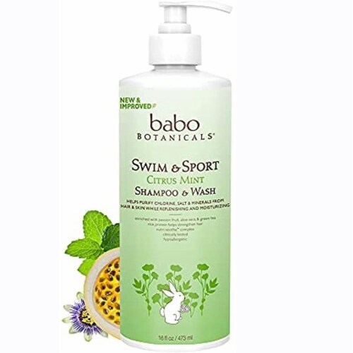 Babo Botanicals - Shamp&wash Swim & Sport - 1 Each 1-16 FZ Perspective: front