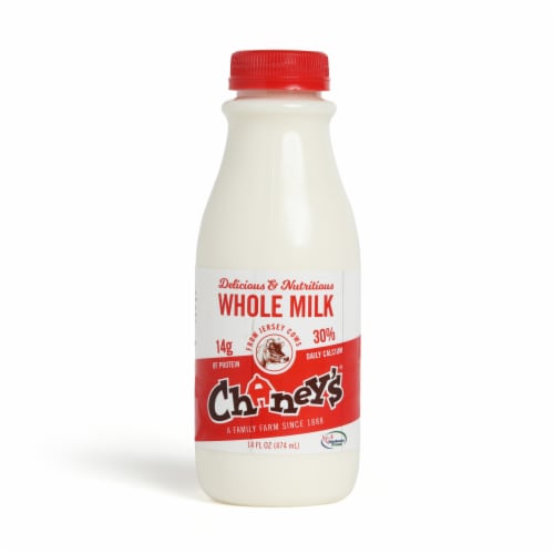 Chaney's Dairy Barn Whole Milk Perspective: front