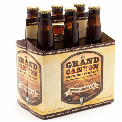 Grand Canyon Brewing Sunset Amber Ale Perspective: front