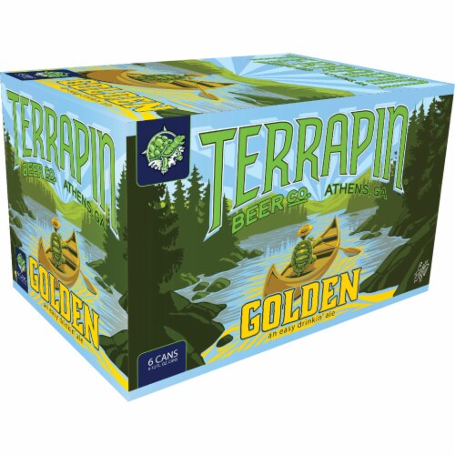 Terrapin Golden Ale Craft Beer Perspective: front