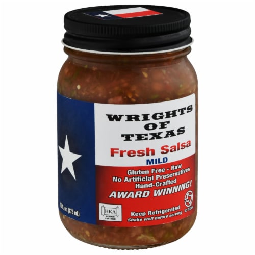 Wrights of Texas Gluten Free Mild Fresh Salsa Perspective: front
