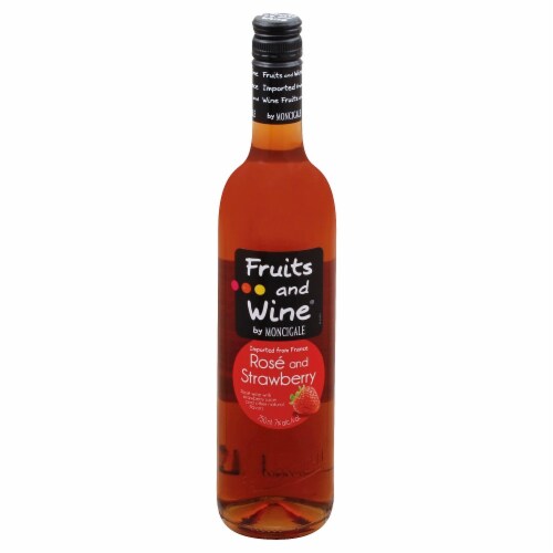 Fruits and Wine by Moncigale Rose and Strawberry Wine Perspective: front