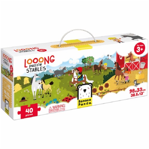 Looong Puzzle Stables Perspective: front