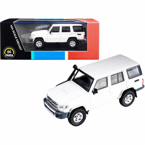 Toyota Land Cruiser 76 French Vanilla Pearl White 1 64 Diecast Model Car by 1 Kroger