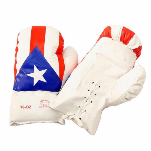 Boxing gloves with sales puerto rican flag