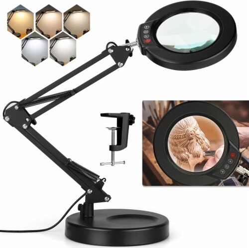 Magnifying glass lamp with light new arrivals