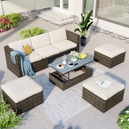 Patio Furniture Sets in Rattan for Home or Office Use No Size