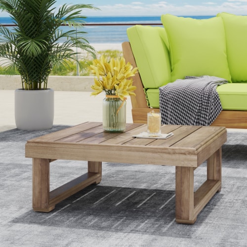 Coffee table acacia wood discount