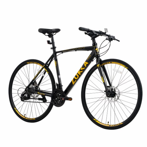 Simplie Fun 24 Speed Hybrid bike Disc Brake 700C Road Bike For men women s City Bicycle 1 count Fred Meyer