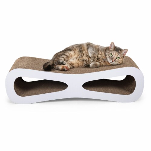 Simplie Fun Cat scratcher cat toy corrugated cardboard Perspective: front
