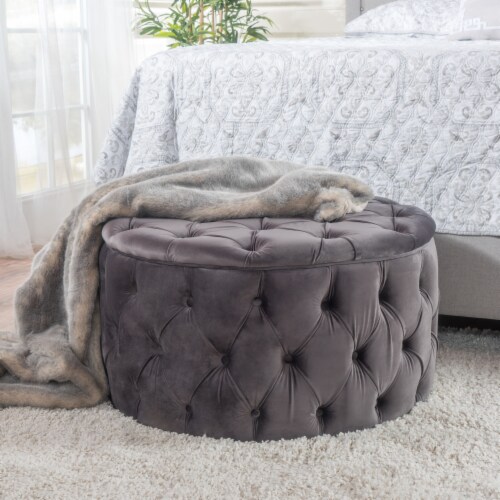 Simplie Fun Plush and Versatile Footstool Comfort Style and Durability for Every Room 1 count Kroger