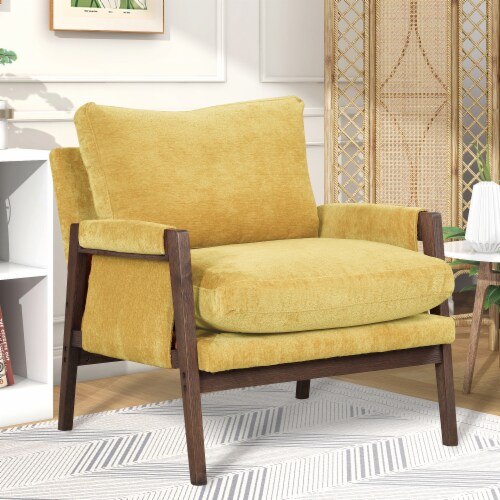 Mustard color armchair hotsell
