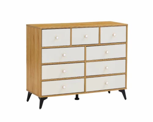 Simplie Fun CABINET WOOD MDF BOARDS 9 Drawers Dresser WOOD COLOUR 1 count Fred Meyer