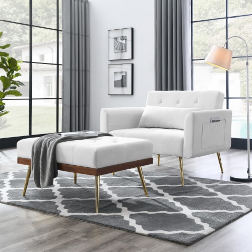 Ottoman converts to chair deals