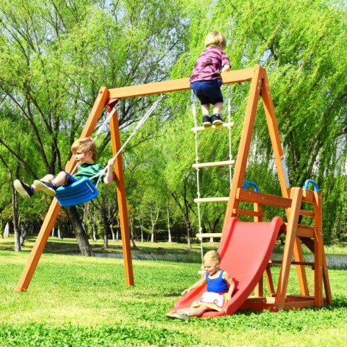 Swing Sets in Solid Wood for Home or Office Use No Size Fry s