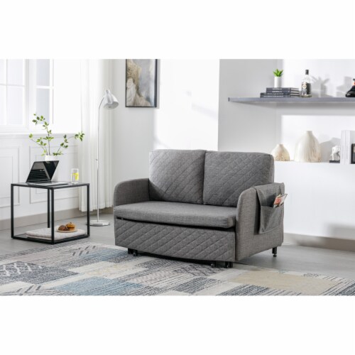 Sofas in Linen for Home or Office Use Perspective: front