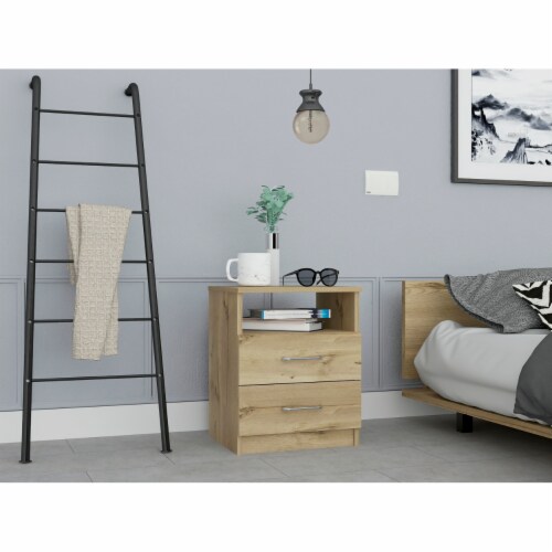 Nightstands in Particle Board for Home or Office Use Perspective: front
