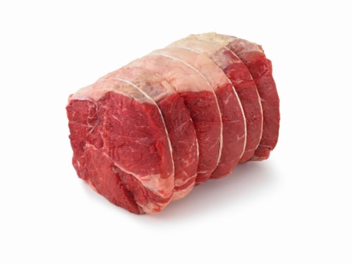 Beef Choice Bone-In Rolled Ribye Roast (Limit 1 on Sale Retail) Perspective: front