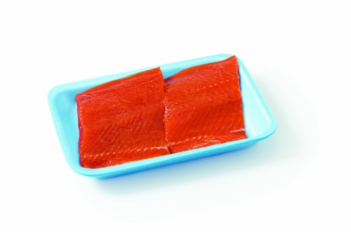 Salmon Sockeye Fillet (Wild Caught Frozen) Perspective: front