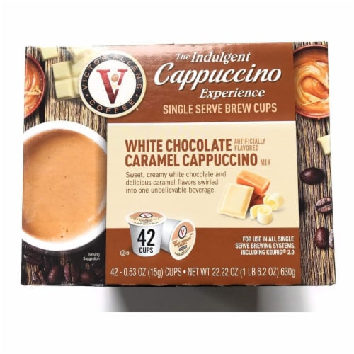 Indulgent White Chocolate Caramel Cappuccino Single Serve Cups 42 Count 42 Count QFC