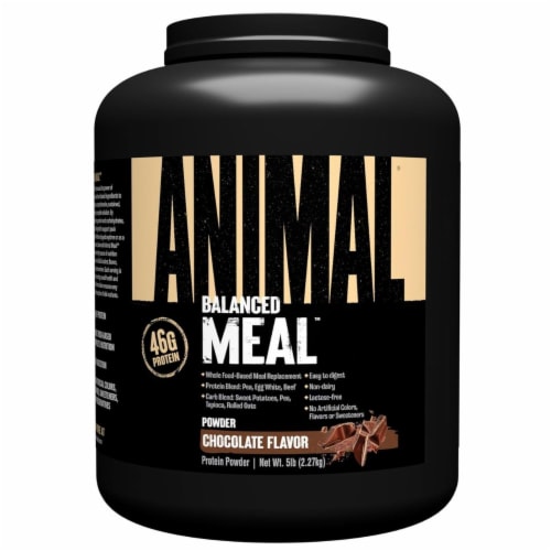 All Natural High Calorie Meal Shake Egg Whites, Beef Protein, Pea Protein, Chocolate, 5 Pound, 5